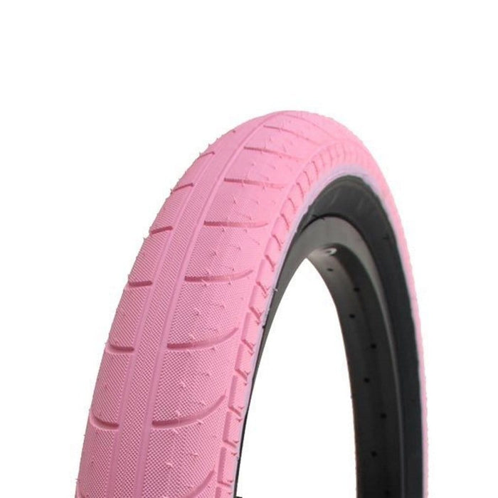 Stranger BMX Parts Stranger Ballast Tyre 2.45  Bright Pink With Black Sidewall