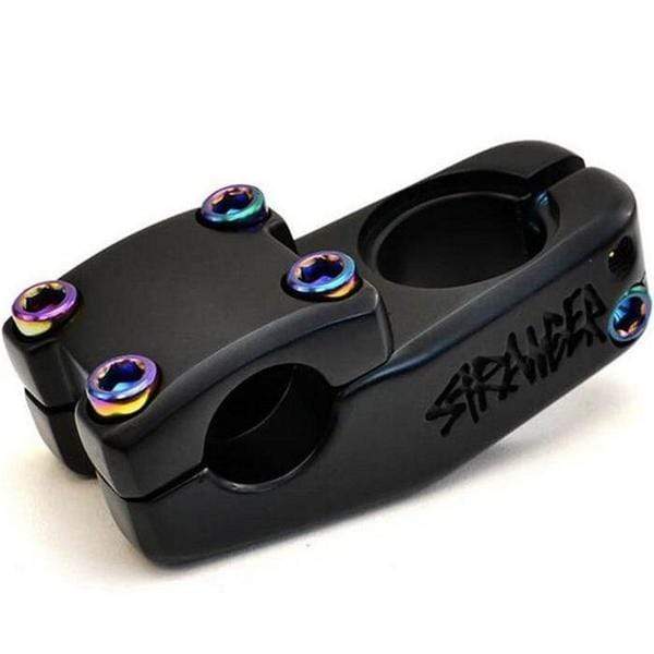 Stranger BMX Parts Black with Oil Slick Bolts / 50mm / 22.2mm Standard Stranger Haze V2 Top Load Stem