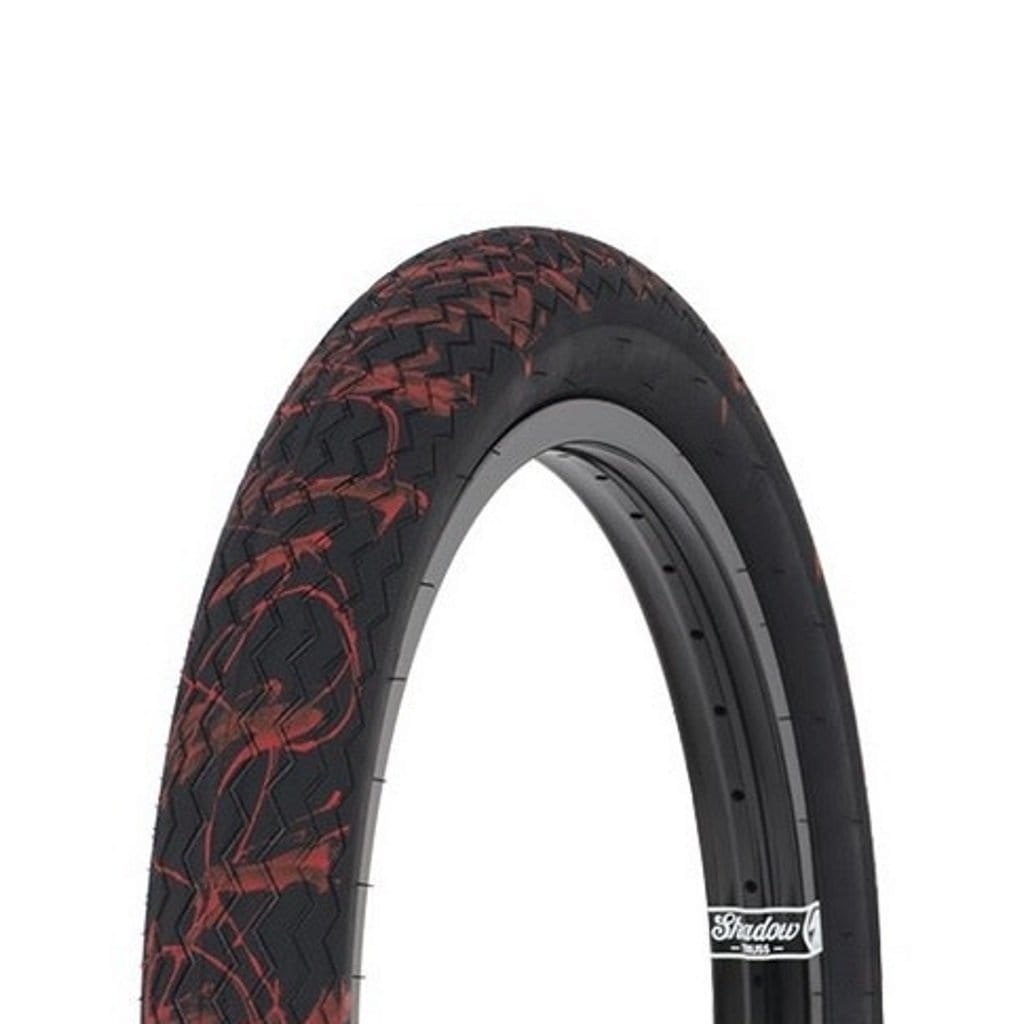 Subrosa BMX Parts Subrosa Sawtooth 2.35 Tyre Black With Blood Splatter