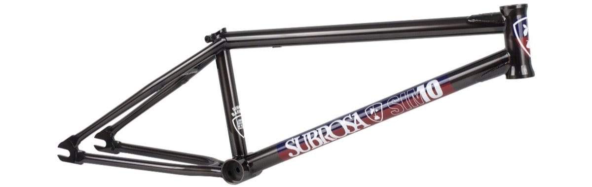 Subrosa BMX Parts Subrosa Simo 10 Year Frame Translucent Black