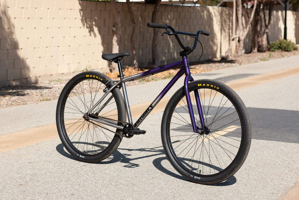 Sunday BMX Bikes Sunday 2022 High C 29 Inch Bike Gloss Trans Purple to Raw Fade