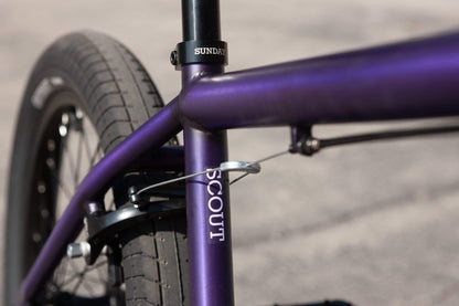 Sunday BMX Bikes Sunday 2022 Scout 20.75 TT Bike Matte Trans Purple