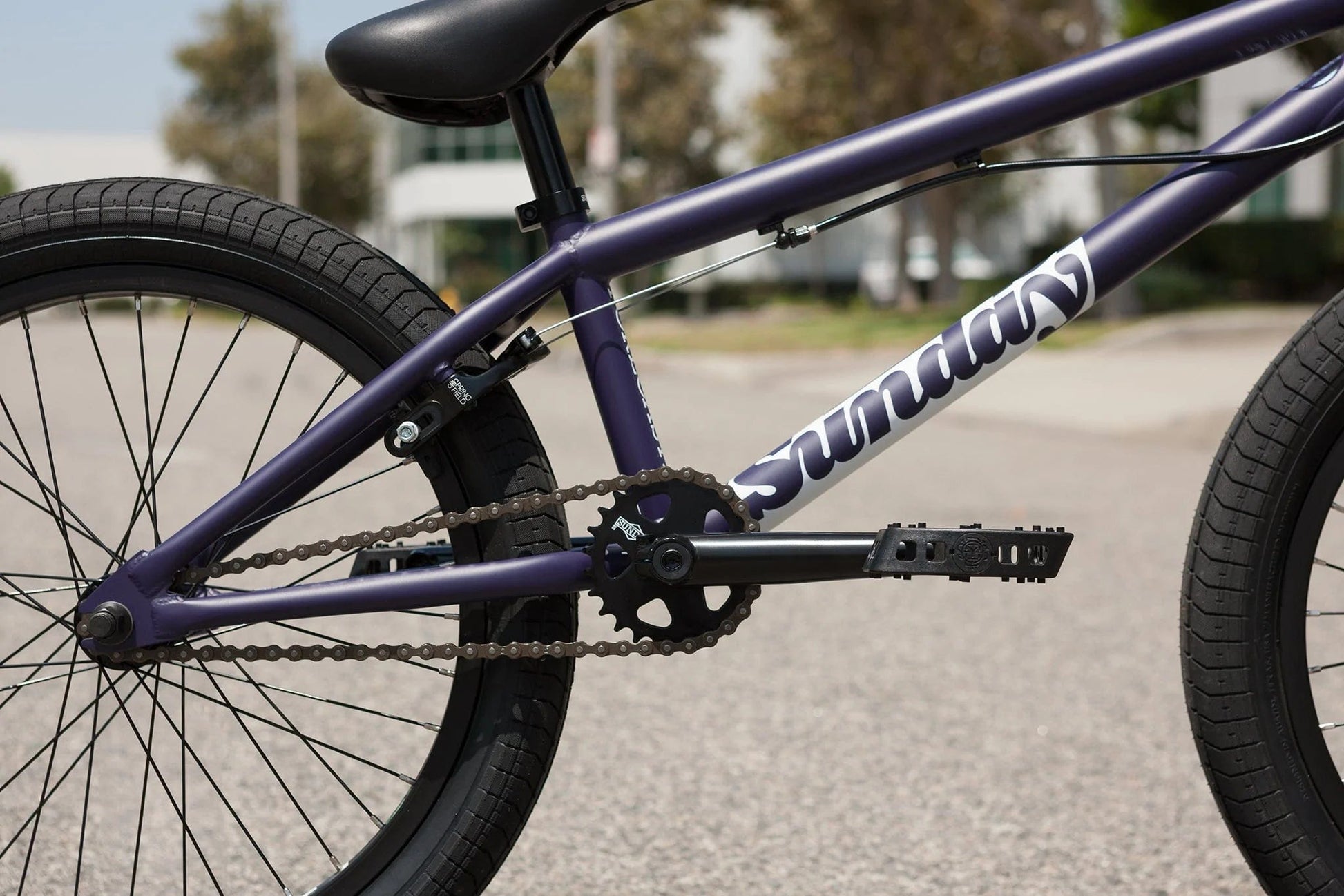 Sunday BMX Bikes Matte Midnight Purple / 20.5 Sunday Bikes 2023 Forecaster Park 20.5" TT Bike Grasset Matte Midnight Purple