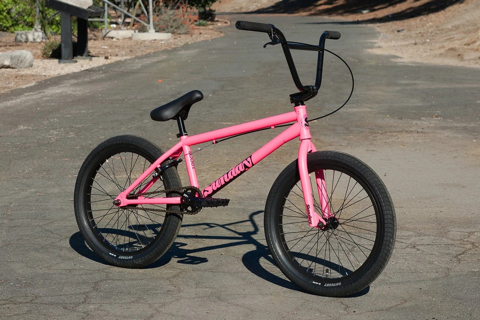 Sunday Scout 20.75 TT BMX Bike Matte Hot Pink Alans BMX