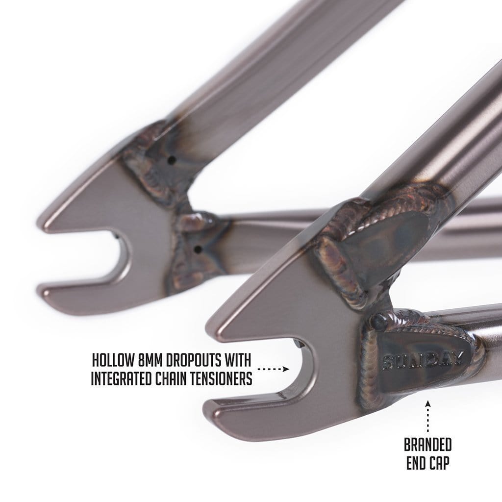 Sweeper Frame Sunday Street Sweeper Frame Matte Raw | Alans BMX