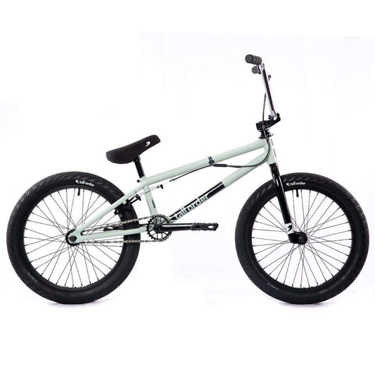 Tall Order BMX Bikes Grey Tall Order 2022 Flair Park 20.4TT Bike Matt Light Grey With Black Parts