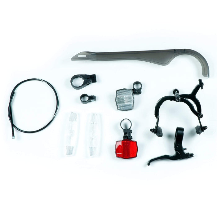 Alans BMX Tall Order BMX Bike Road Safety Kit Reflectors and Front Brake