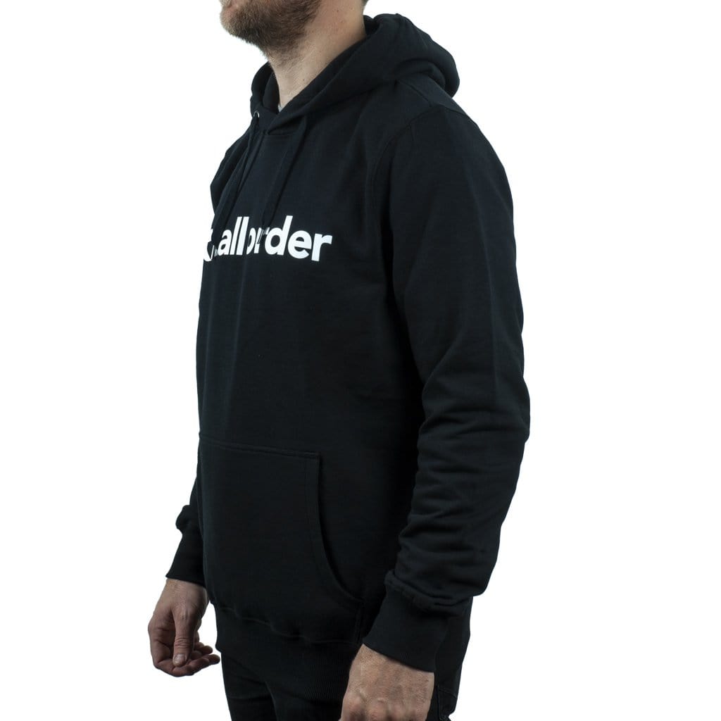 Tall Order Font Hooded Sweatshirt Black