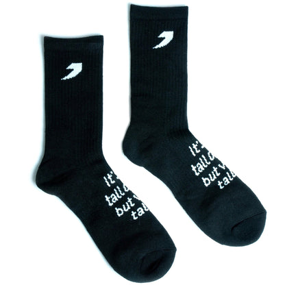 Tall Order Clothing & Shoes Black Tall Order It's a Tall Order Socks Black