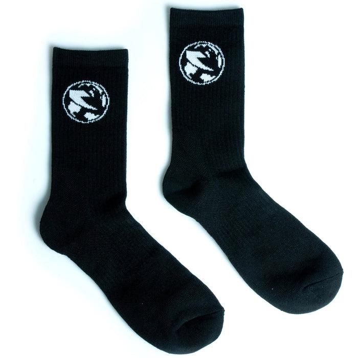 Tall Order Clothing & Shoes Tall Order New World Order Socks Black With White Logo
