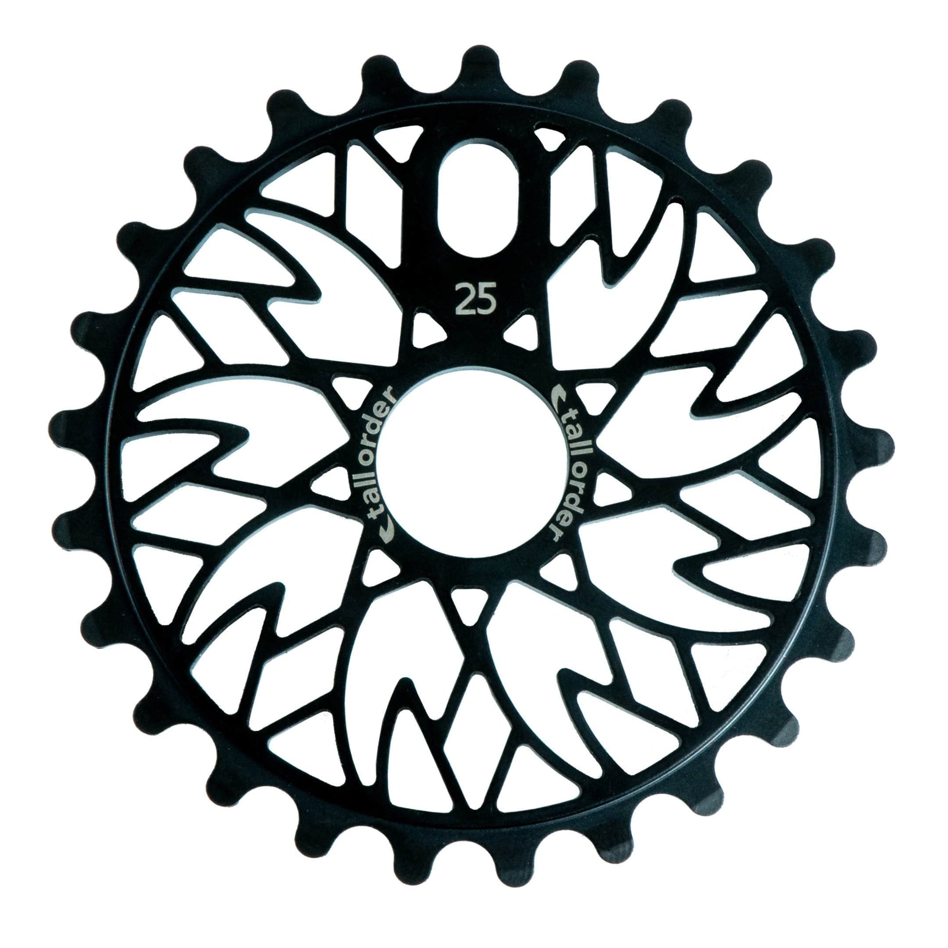 Tall Order BMX Parts 25t Tall Order Spectrum Chromoly Sprocket Black