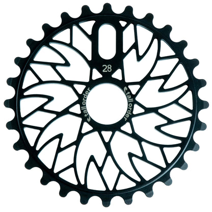 Tall Order BMX Parts 28t Tall Order Spectrum Chromoly Sprocket Black