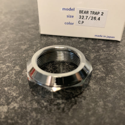 Tange Seiki Tioga Beartrap 2 1" Threaded Headset Chrome