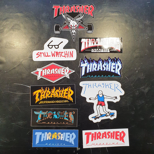 Thrasher Skateboards Thrasher Sticker 10 Pack