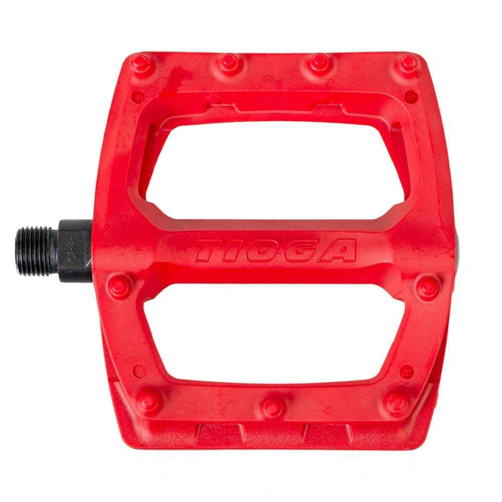 Tioga BMX Parts Red Tioga Surefoot Pedals