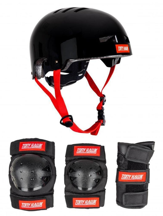 Tony Hawk Protective Kids Pad Set with Helmet