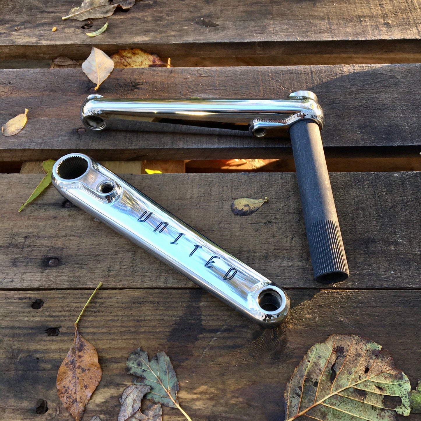 United BMX Parts Chrome / 175mm United Severance Cranks