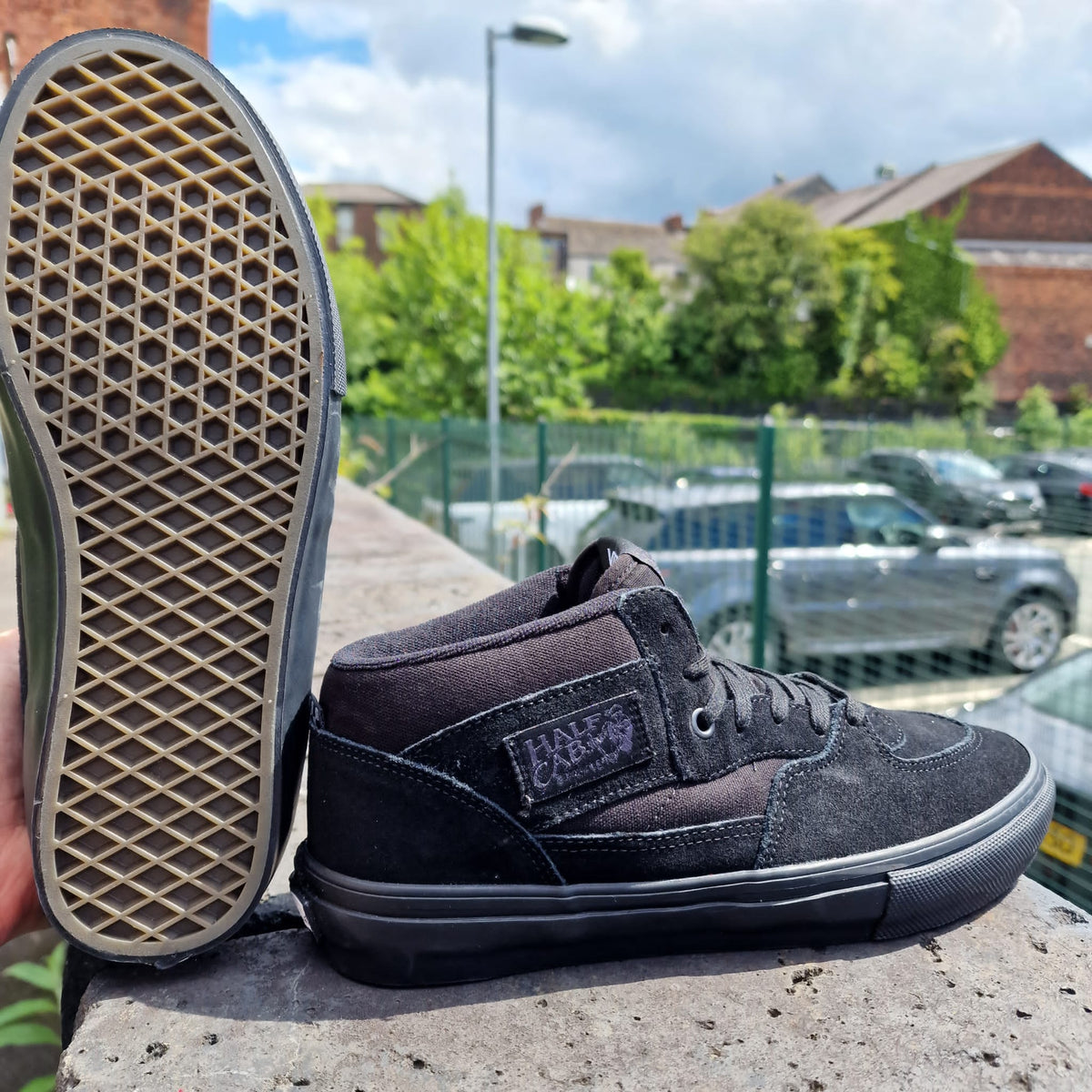 Vans Clothing & Shoes Vans Skate Half Cab Shoes Black / Black