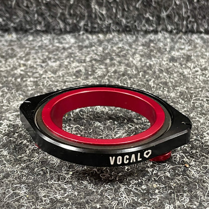 Vocal BMX Parts Black / Red Vocal Shoot Da B's Alloy CNC Gyro