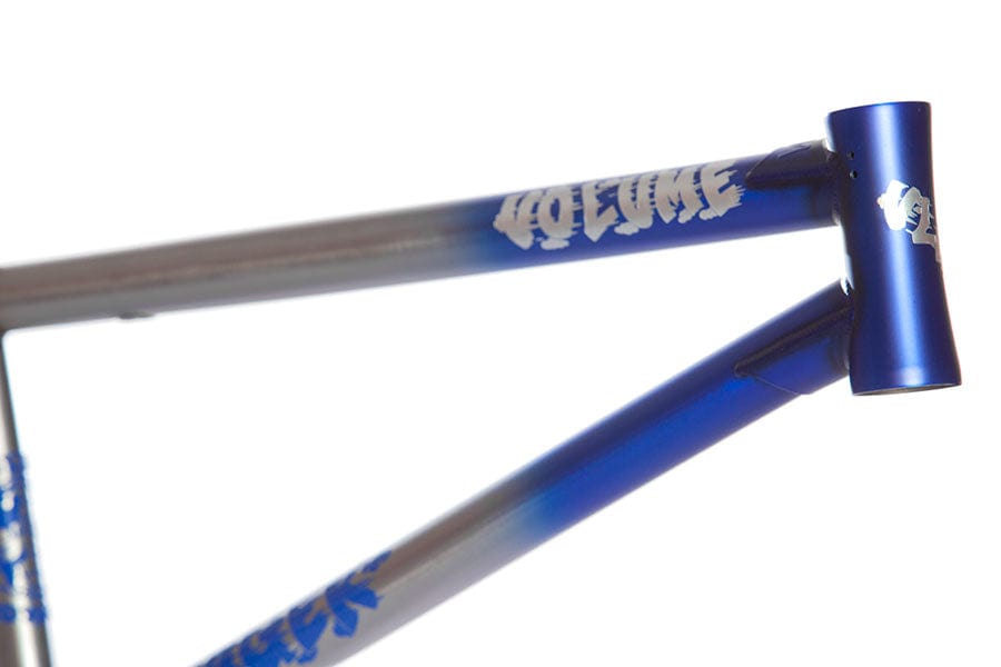 Volume Voyager V2 BMX Frame Flat Blue / Raw | Alans BMX