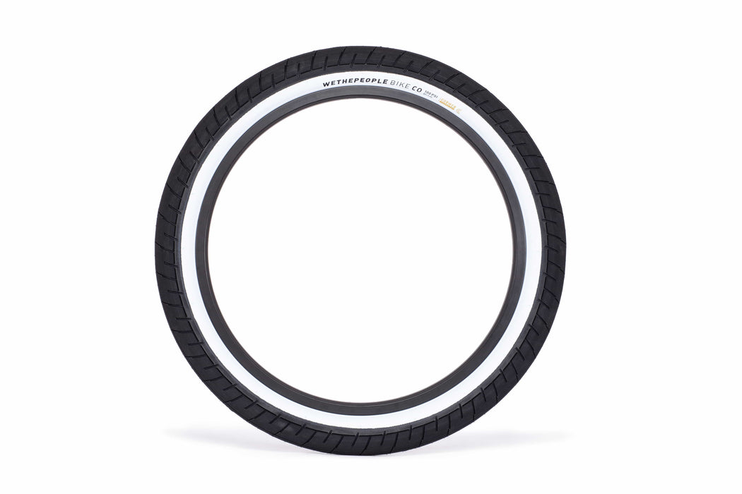 We The People BMX Parts We The People Activate 100 PSI Tyre Black / White Sidewall
