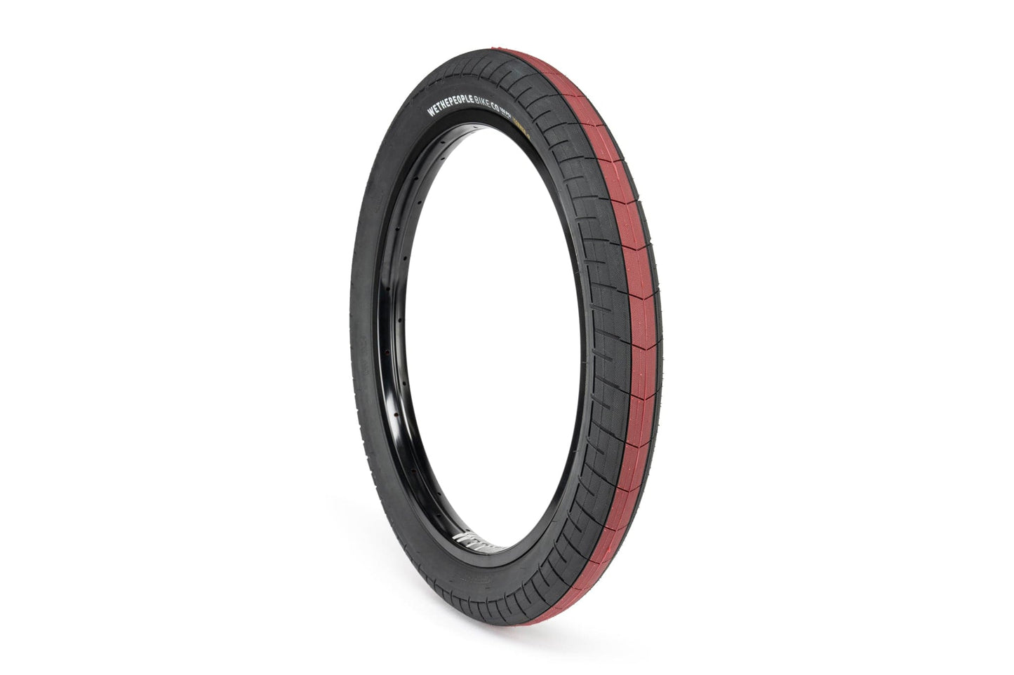 We The People BMX Parts We The People Activate 100 PSI Tyre Black with Red Stripe