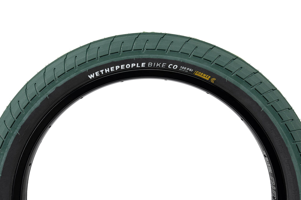 We The People BMX Parts We The People Activate 100 PSI Tyre Moss Green / Black