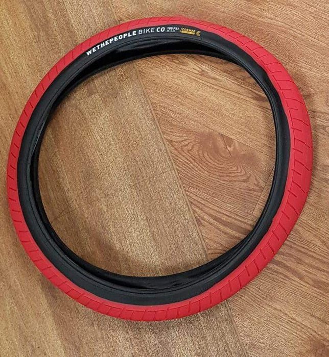 We The People BMX Parts We The People Activate 100 PSI Tyre Red/Black