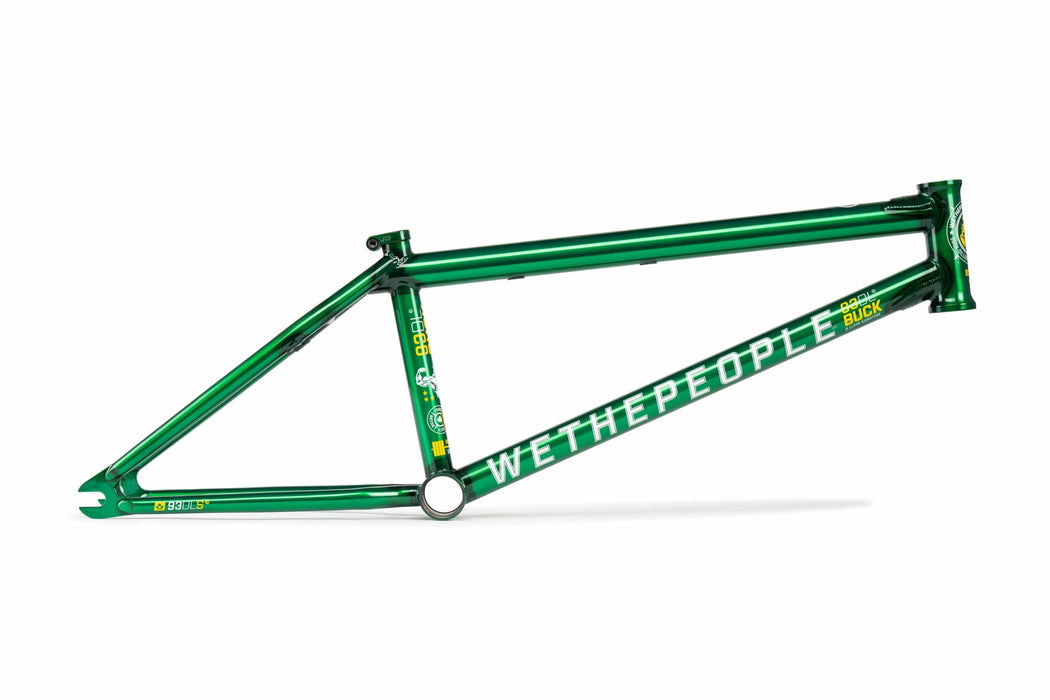 We The People BMX Parts We The People Buck Frame Translucent Green