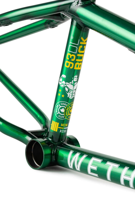 We The People BMX Parts We The People Buck Frame Translucent Green