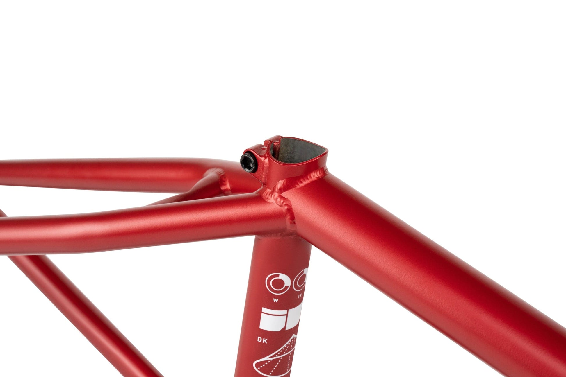 We The People BMX Parts We The People Network Dan Kruk Frame Matt Metallic Red