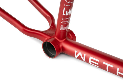 We The People BMX Parts We The People Network Dan Kruk Frame Matt Metallic Red