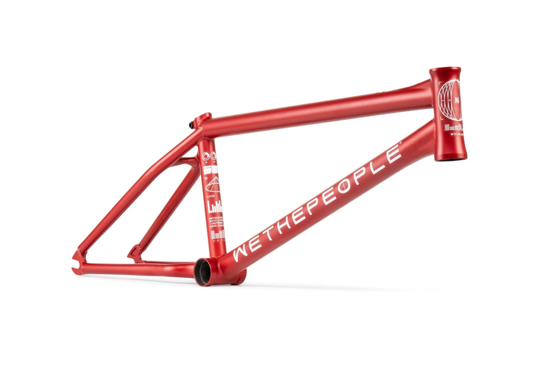 We The People BMX Parts We The People Network Dan Kruk Frame Matt Metallic Red
