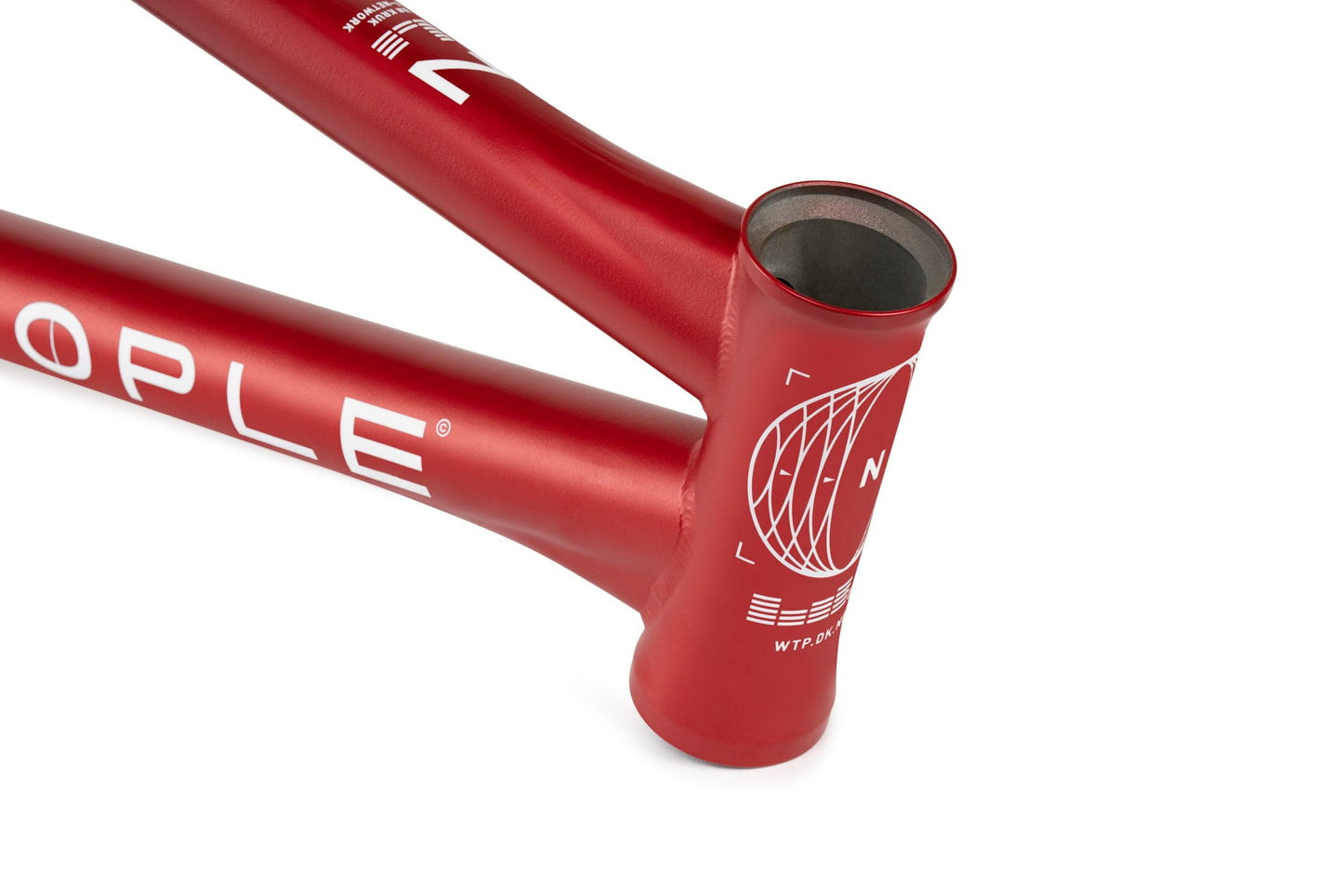 We The People BMX Parts We The People Network Dan Kruk Frame Matt Metallic Red