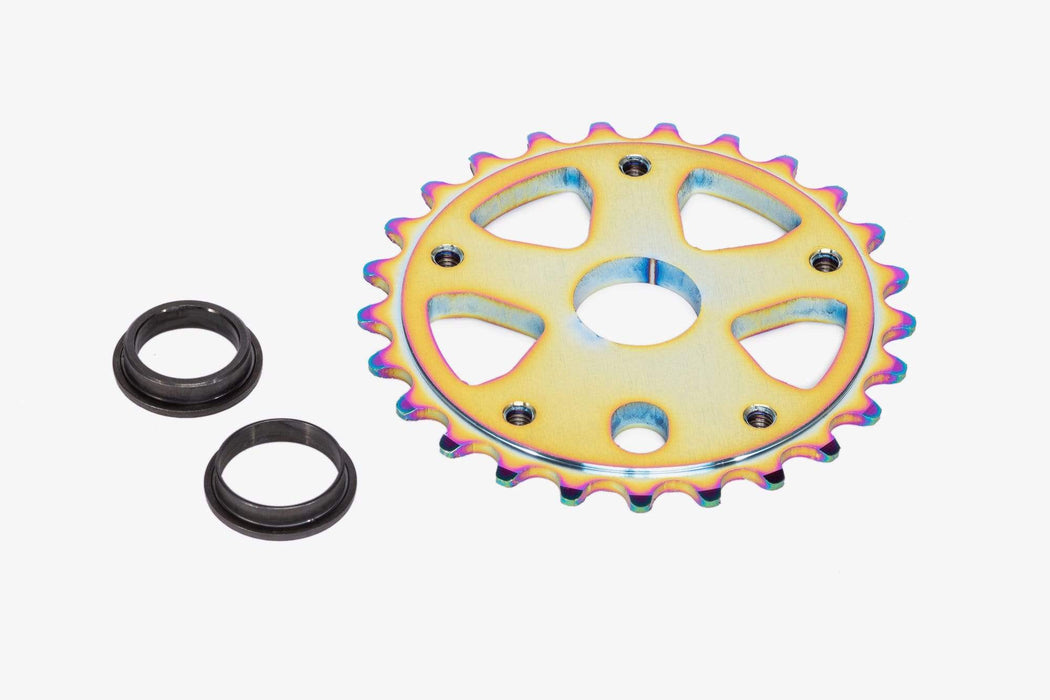 We The People Paragon Guard BMX Bike Sprocket – 25T, Black, Bicycle Chainwheel