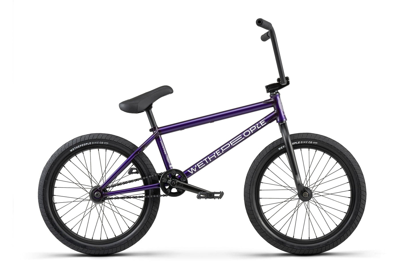 We The People BMX Bikes 20.75 / Matt Translucent Purple We The People Reason 20.75" TT Bike Matt Translucent Purple