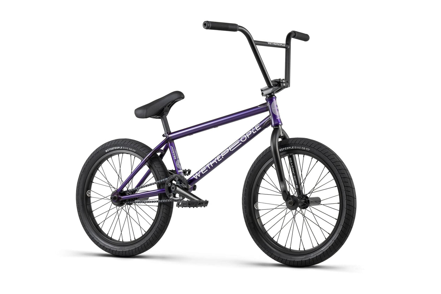 We The People BMX Bikes 20.75 / Matt Translucent Purple We The People Reason 20.75" TT Bike Matt Translucent Purple