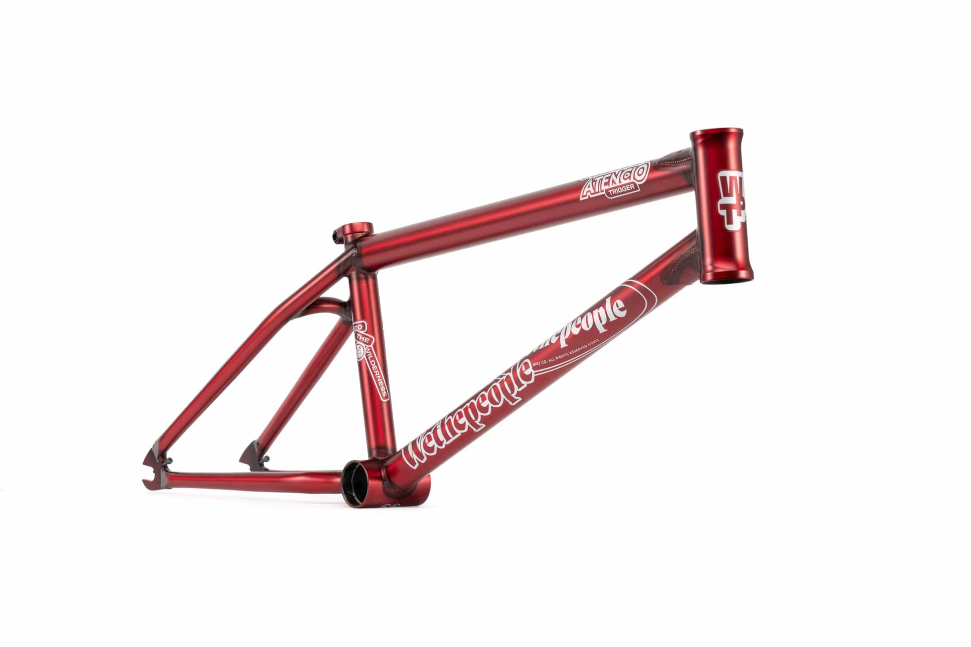 We The People BMX Parts Matt Translucent Red / 20.5 We The People Trigger Stephan Atencio Frame Matt Translucent Red