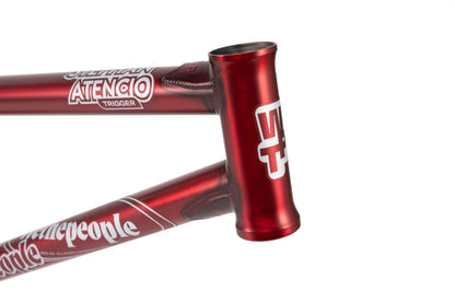 We The People BMX Parts Matt Translucent Red / 20.5 We The People Trigger Stephan Atencio Frame Matt Translucent Red