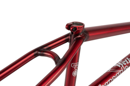 We The People BMX Parts Matt Translucent Red / 20.5 We The People Trigger Stephan Atencio Frame Matt Translucent Red