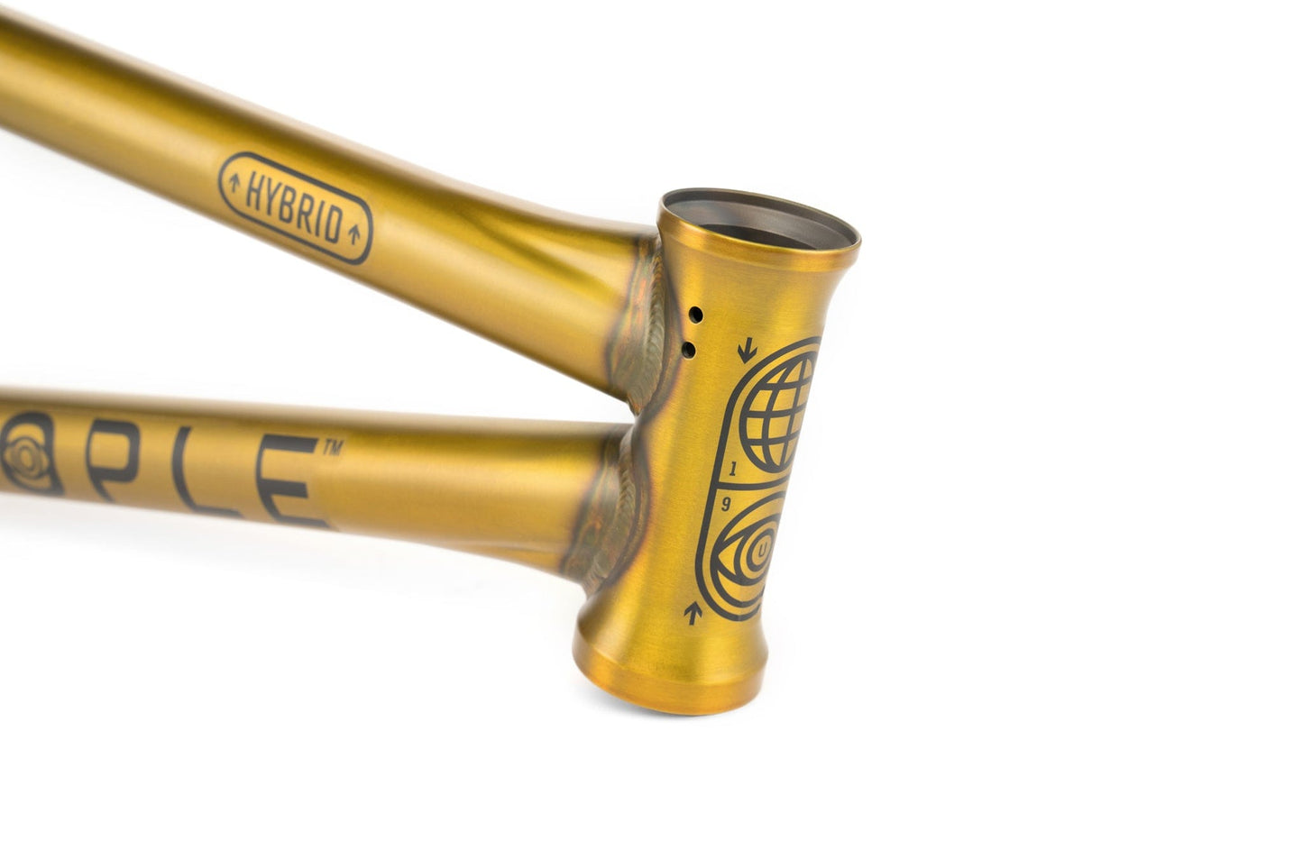 We The People BMX Parts We The People Utopia Hybrid Frame Matt Translucent Gold