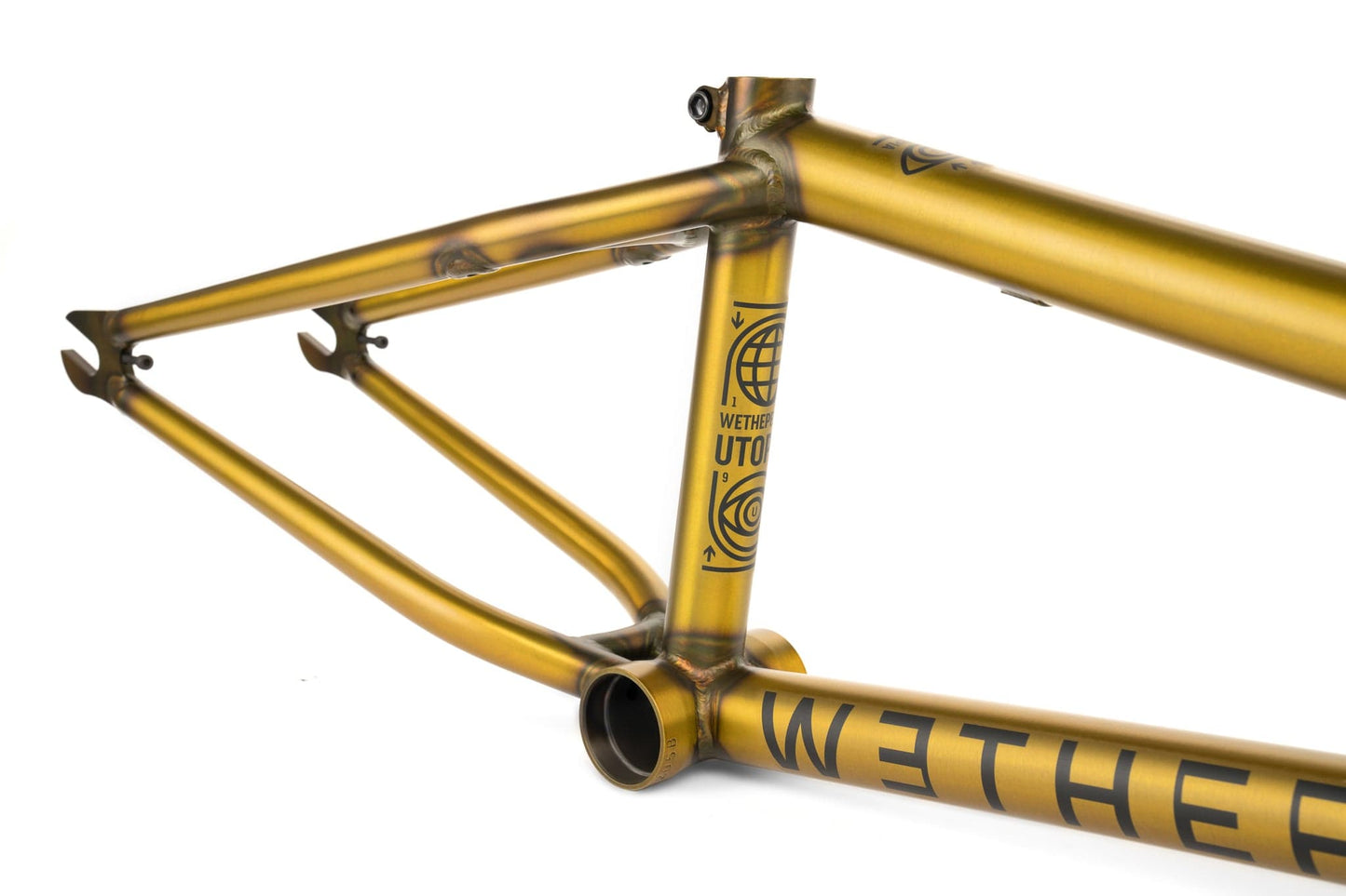 We The People BMX Parts We The People Utopia Hybrid Frame Matt Translucent Gold