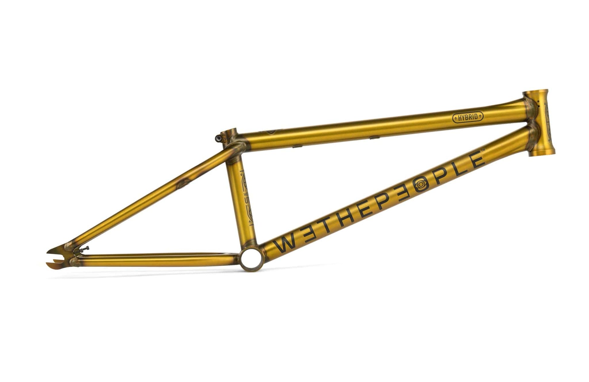 We The People Utopia Hybrid BMX Frame Matt Trans Gold Alans BMX